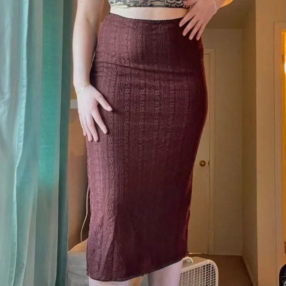 Womens crinkle maxi hot sale skirts